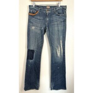 Vintage Goldsign Passion Jeans Patchwork Distressed Tall/Long Size 29 AG Bootcut